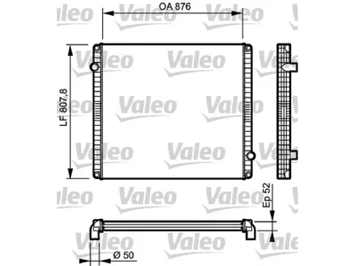 Radiador Valeo 100312959 Radiador Valeo 100312959