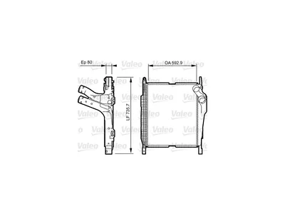 Intercooler Valeo 9405010701