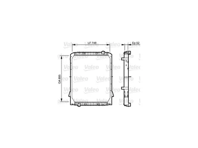 Radiator Valeo 500326345 Radiator Valeo 500326345