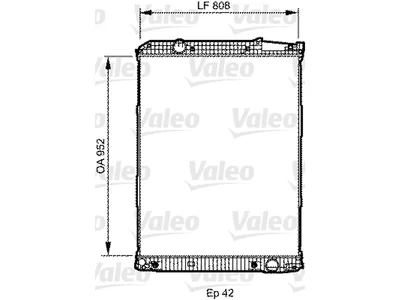 Radiador Valeo 9425002903 Radiador Valeo 9425002903