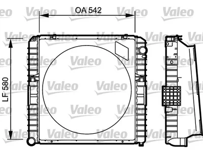 Radiator Valeo 98425660 Radiator Valeo 98425660