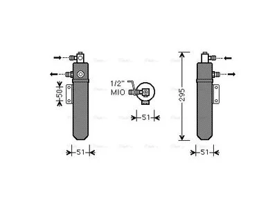 Air dryer AVA Cooling 0008302083 Air dryer AVA Cooling 0008302083