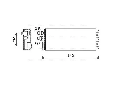 مشعاع السخان AVA Cooling 42561377 مشعاع السخان AVA Cooling 42561377
