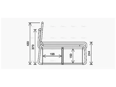 Radiador aquecedor AVA Cooling 1772717 Radiador aquecedor AVA Cooling 1772717