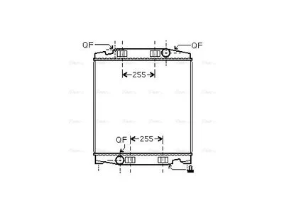 Radiador AVA Cooling 133522 Radiador AVA Cooling 133522