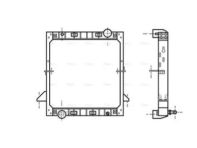 Radiator AVA Cooling 500348318 Radiator AVA Cooling 500348318