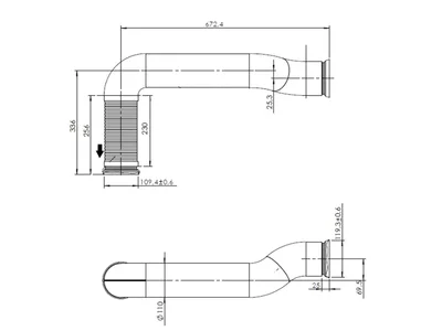 Rura wydechowa Dinex 6274900435