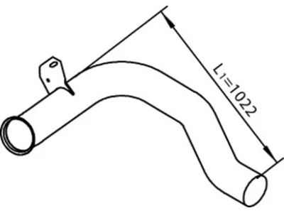 Uitlaatpijp Dinex 1453063