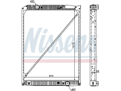 Radiator Nissens 9425003503 Radiator Nissens 9425003503
