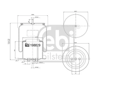 Borraccia pneumatica Febi 041298918