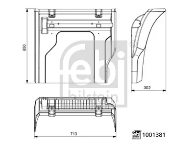 Guarda-lamas Febi 9605200119