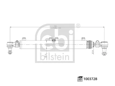 Cylindre de travail Febi 1903611