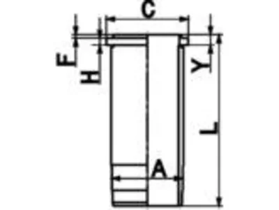 Manșon cilindric Kolbenschmidt 422093 Manșon cilindric Kolbenschmidt 422093