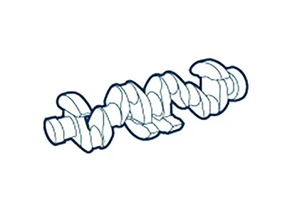 Crankshaft OE Germany 51021010632