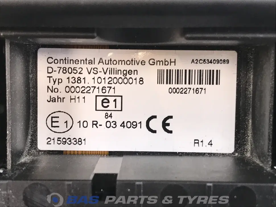 Tachygraphe Volvo 85131063 Tachygraphe Volvo 85131063