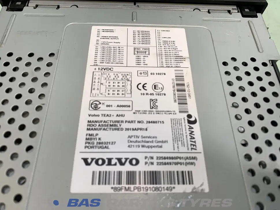 CD player Volvo 21461984 CD player Volvo 21461984