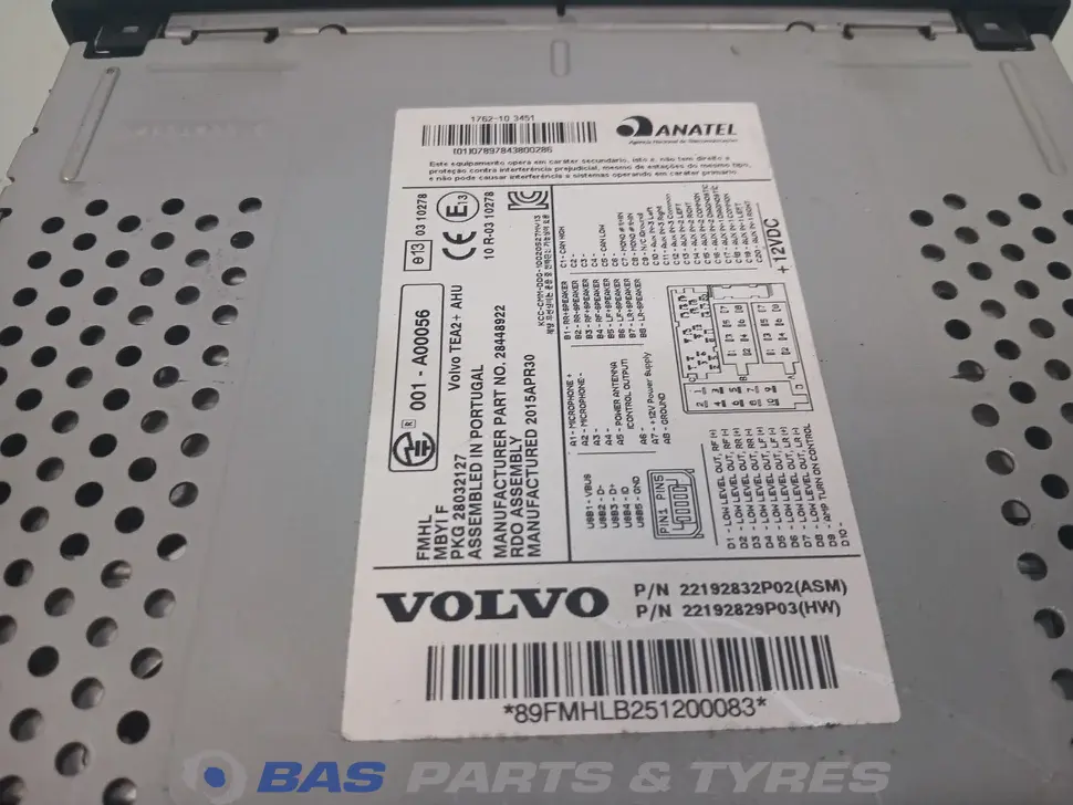 Player CD Volvo 21461984 Player CD Volvo 21461984