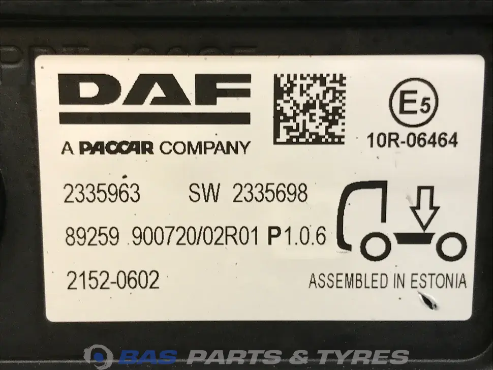 Chassis control unit DAF 2351629 Chassis control unit DAF 2351629