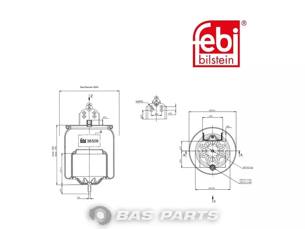 Luftfederbalg Febi 3171695 Luftfederbalg Febi 3171695