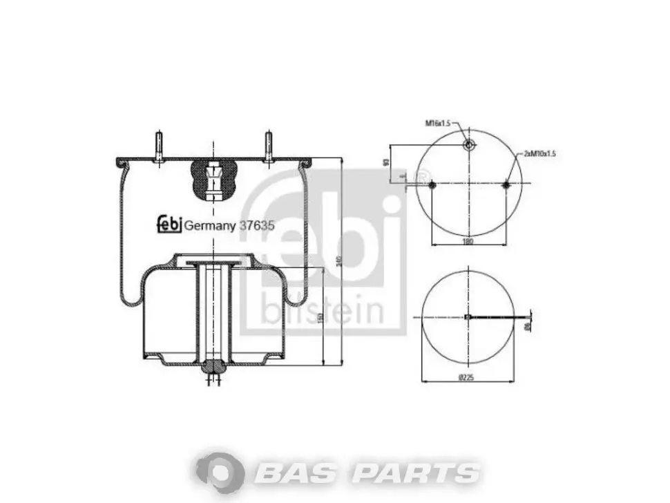 Air Bellows Febi 1075363