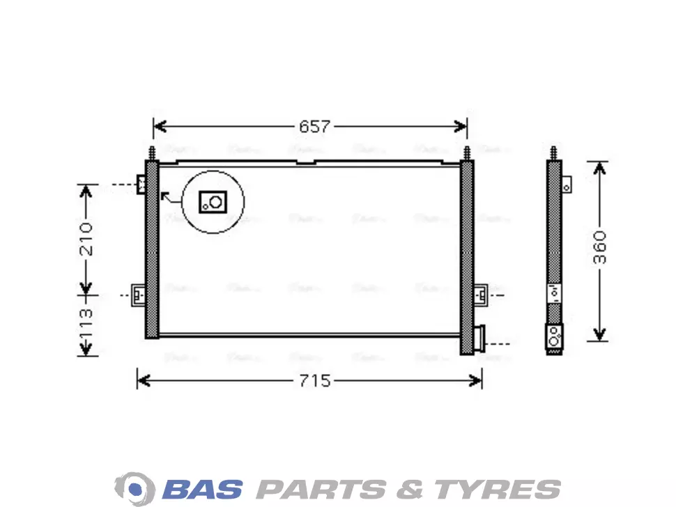 Kondensator AVA Cooling 20838903