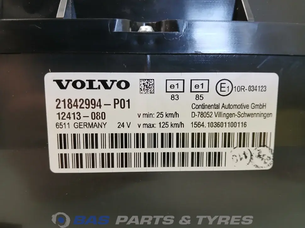 Dashboard Volvo 21015794 Dashboard Volvo 21015794