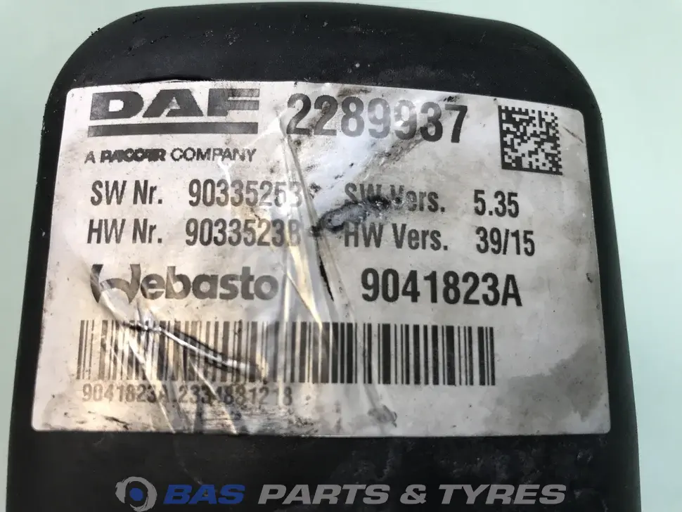 Chauffage cabine DAF 2020447 Chauffage cabine DAF 2020447