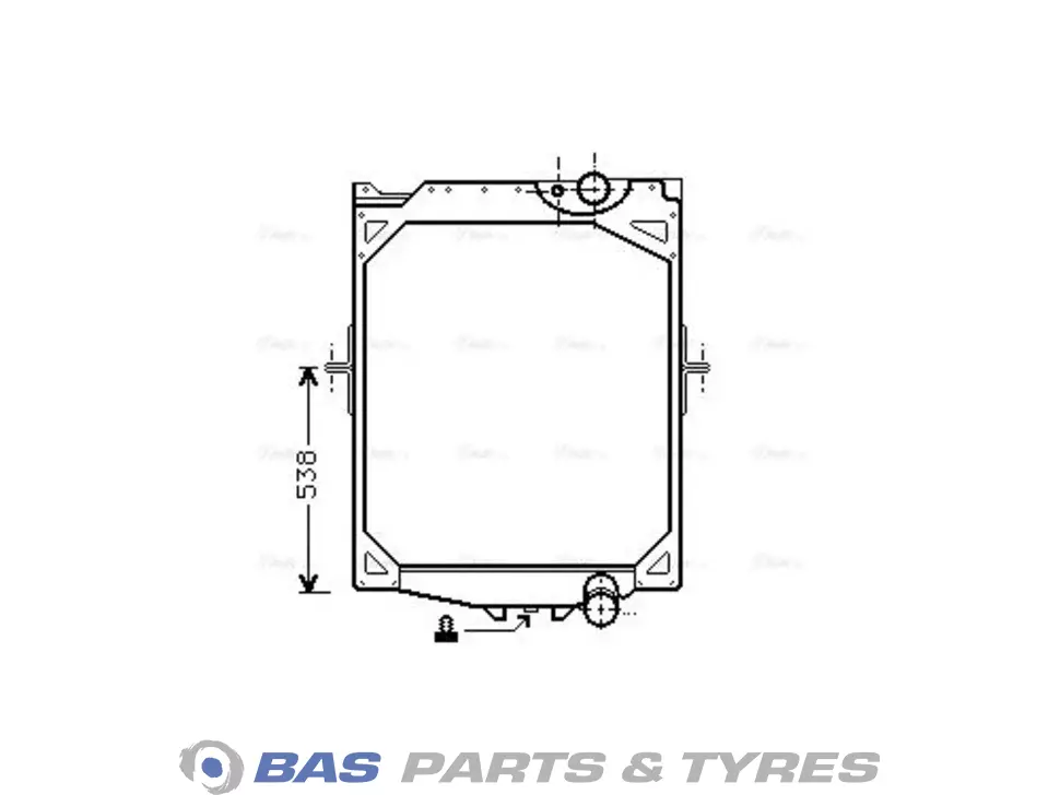 Radiator AVA Cooling 21345260