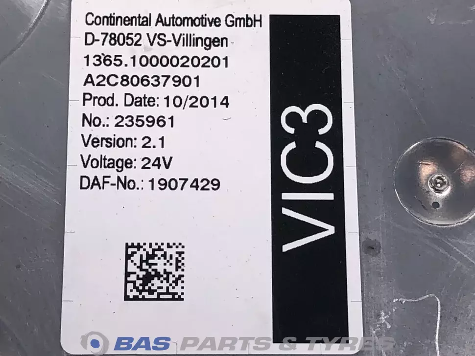 Control unit VIC DAF 2025292 Control unit VIC DAF 2025292