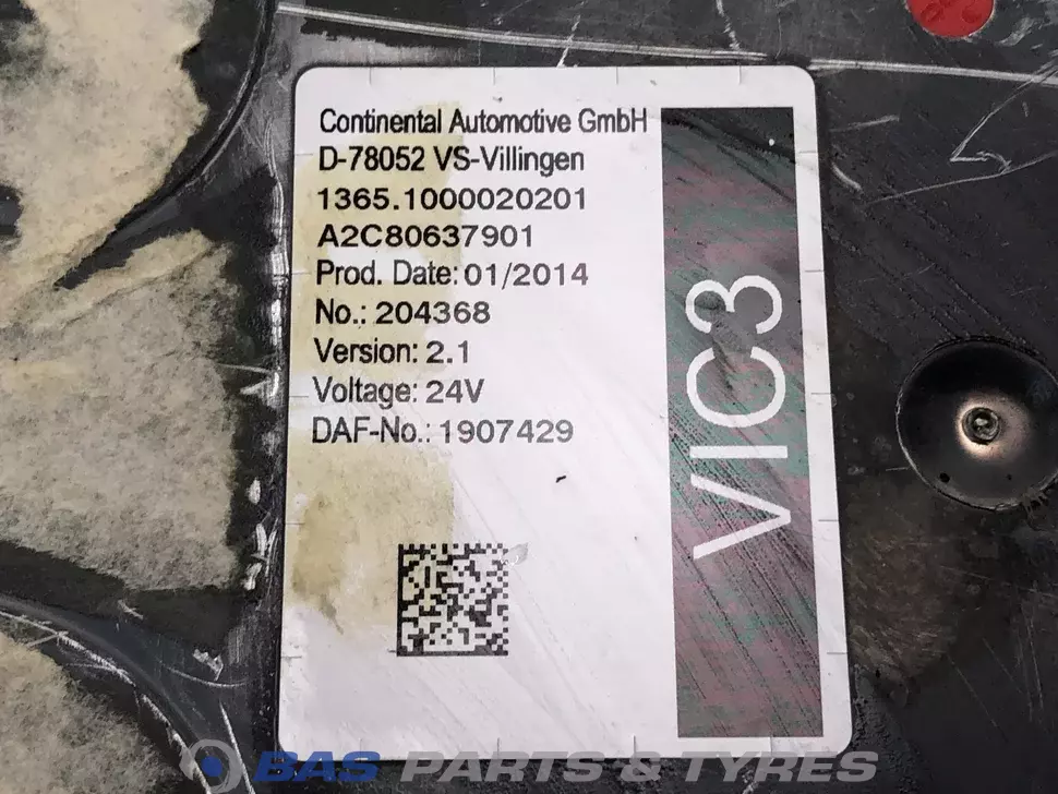 Control unit VIC DAF 2025292 Control unit VIC DAF 2025292