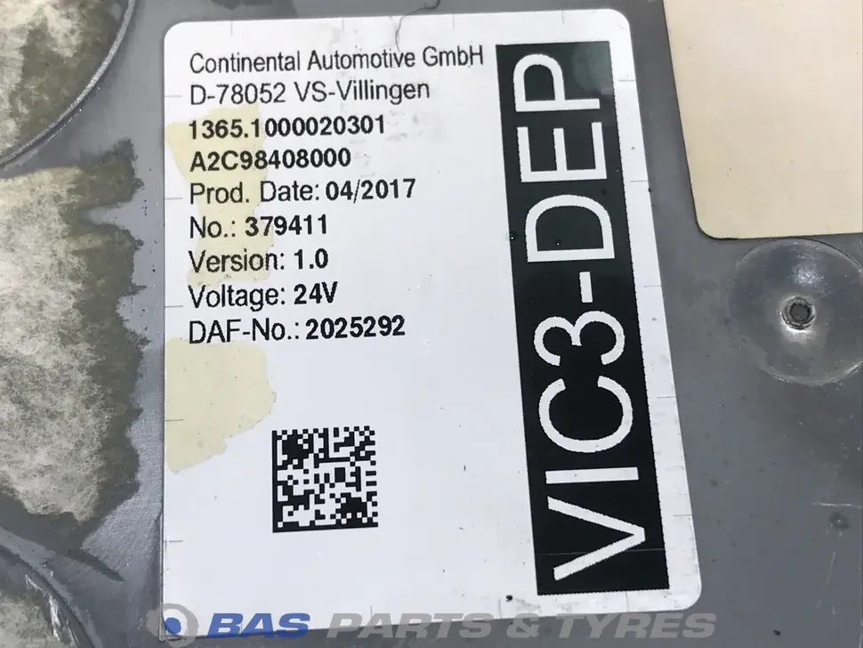 Control unit VIC DAF 2025292 Control unit VIC DAF 2025292