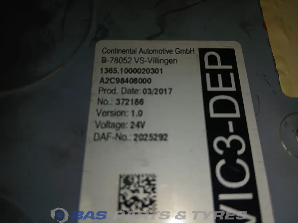 Control unit VIC DAF 2025292 Control unit VIC DAF 2025292
