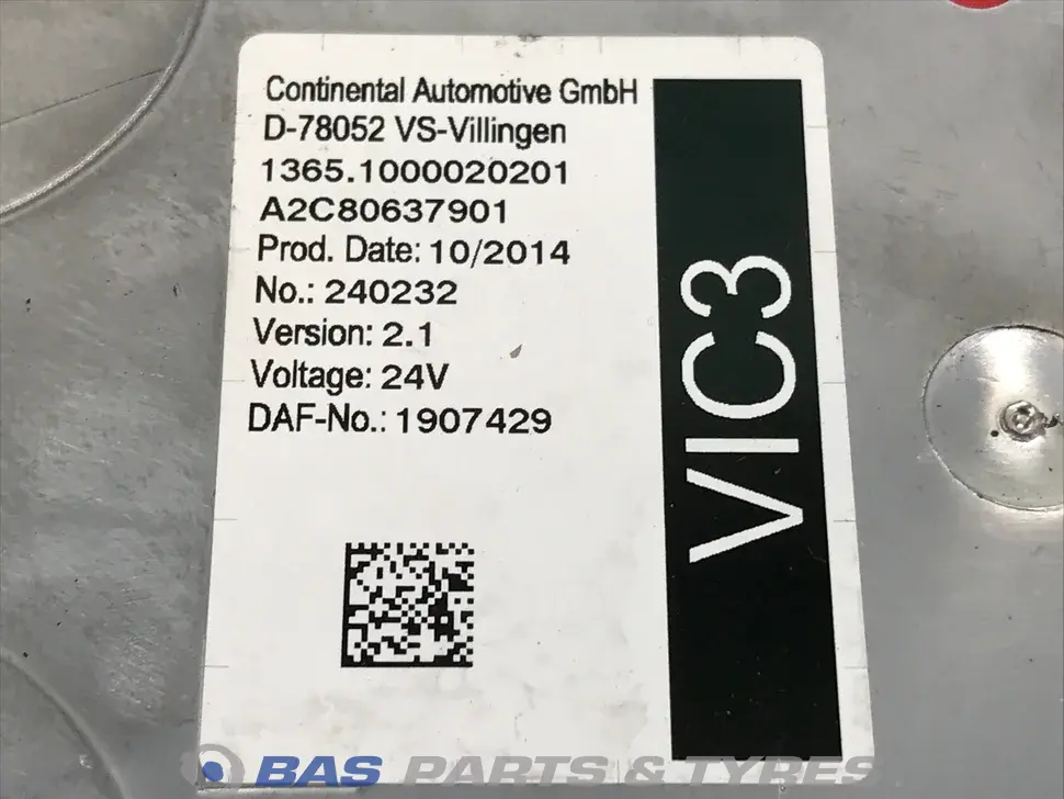 Control unit VIC DAF 2025292 Control unit VIC DAF 2025292