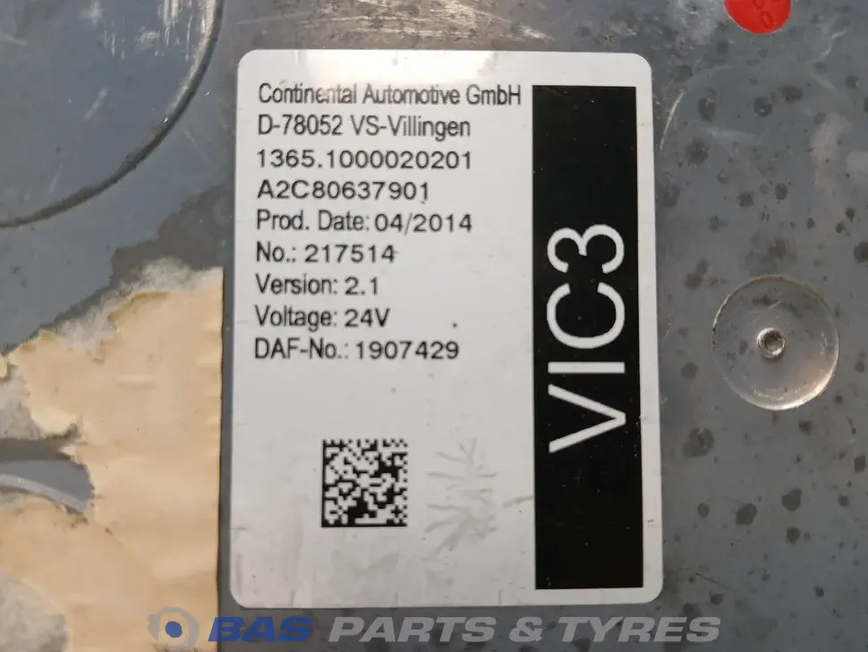 Steuergerät VIC DAF 1907429 Steuergerät VIC DAF 1907429