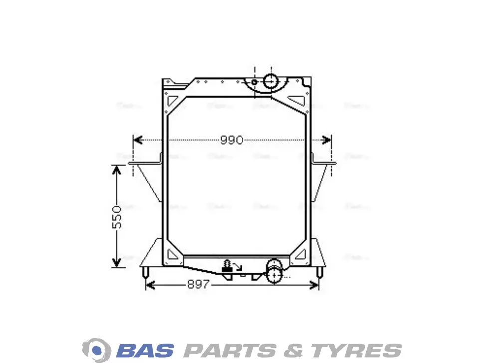 Radiador AVA Cooling 85000168