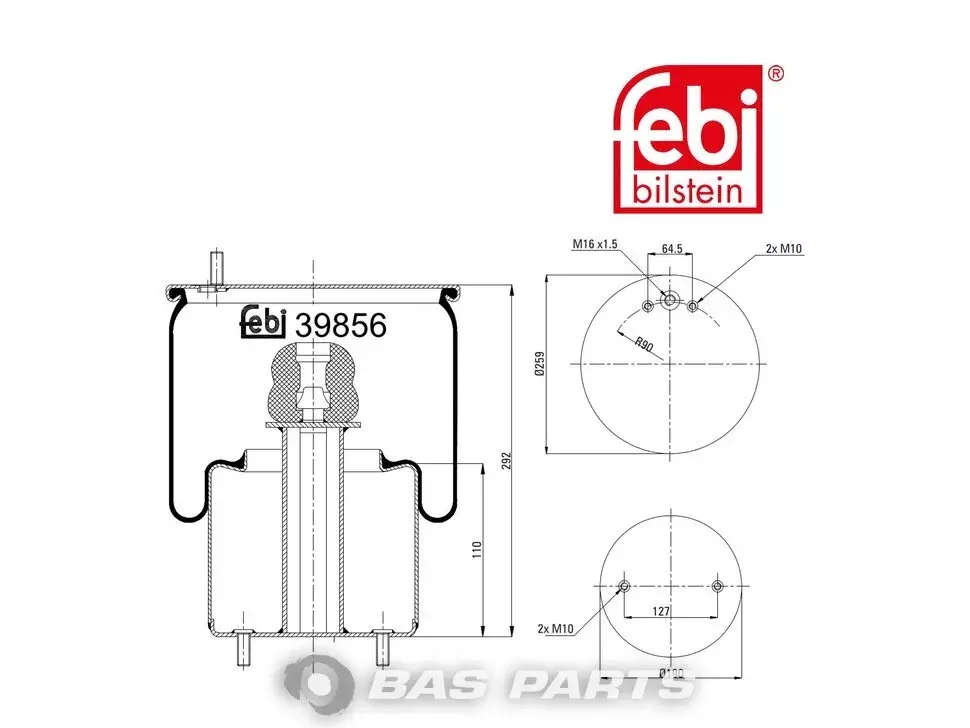 Air Bellows Febi 20480202