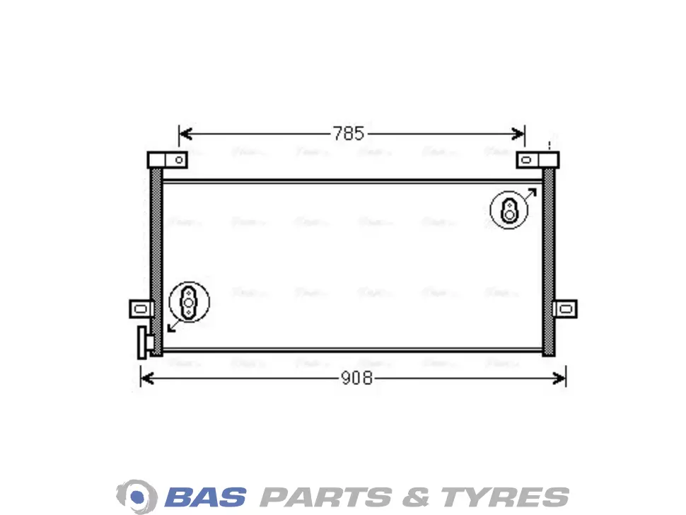 Kondensator AVA Cooling 22212982 Kondensator AVA Cooling 22212982