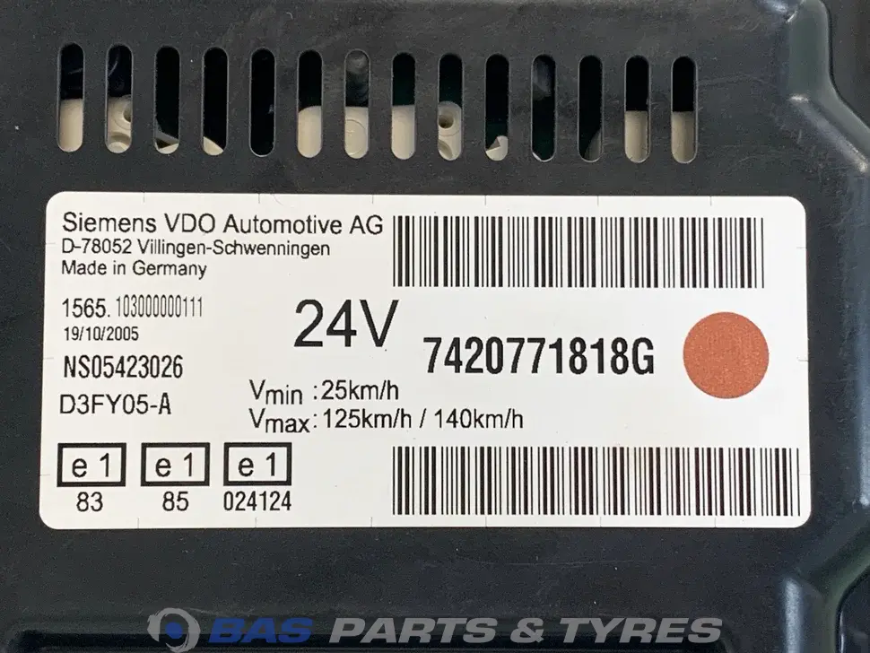 Controlpanel Renault 7420977604 Controlpanel Renault 7420977604