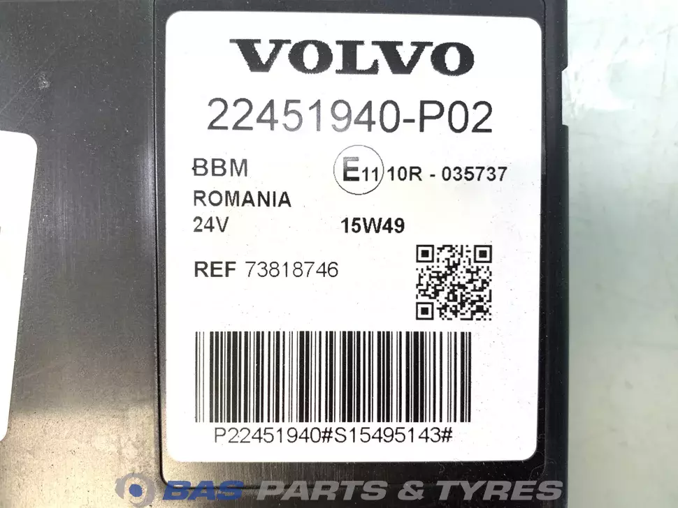 Control Unit BBM Volvo 21752755 Control Unit BBM Volvo 21752755