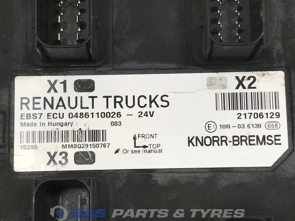 Unité de commande EBS Renault 7421924965 Unité de commande EBS Renault 7421924965