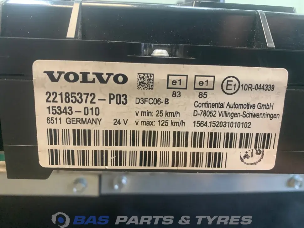Controlpanel Volvo 21929639 Controlpanel Volvo 21929639