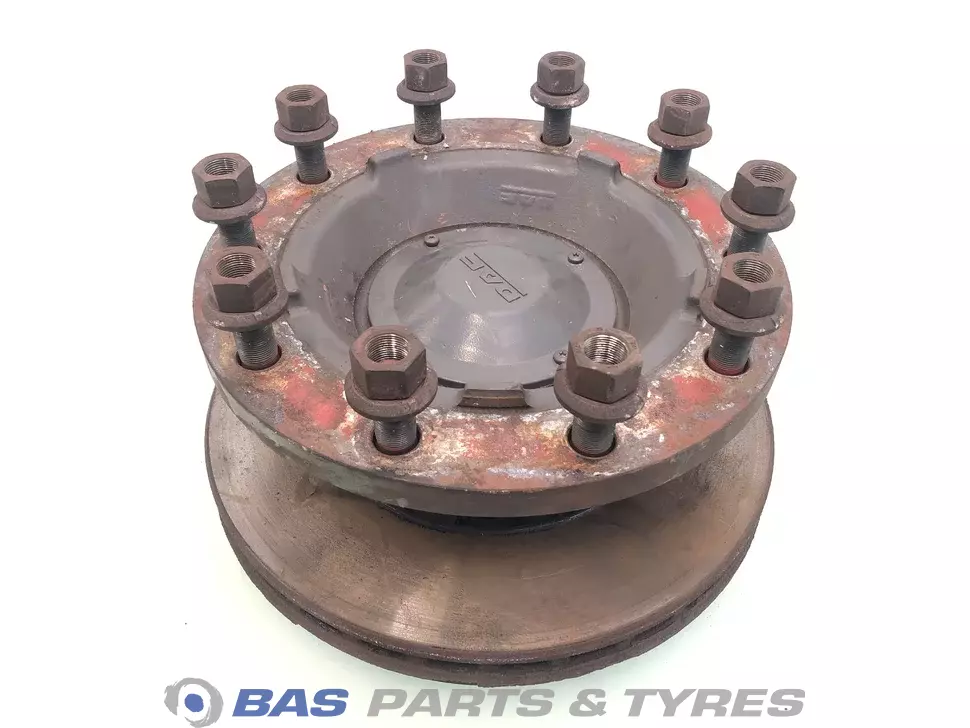 DAF Cubo de roda Eixo dianteiro 435 mm Geventileerd 1428396 DAF Cubo de roda Eixo dianteiro 435 mm Geventileerd 1428396