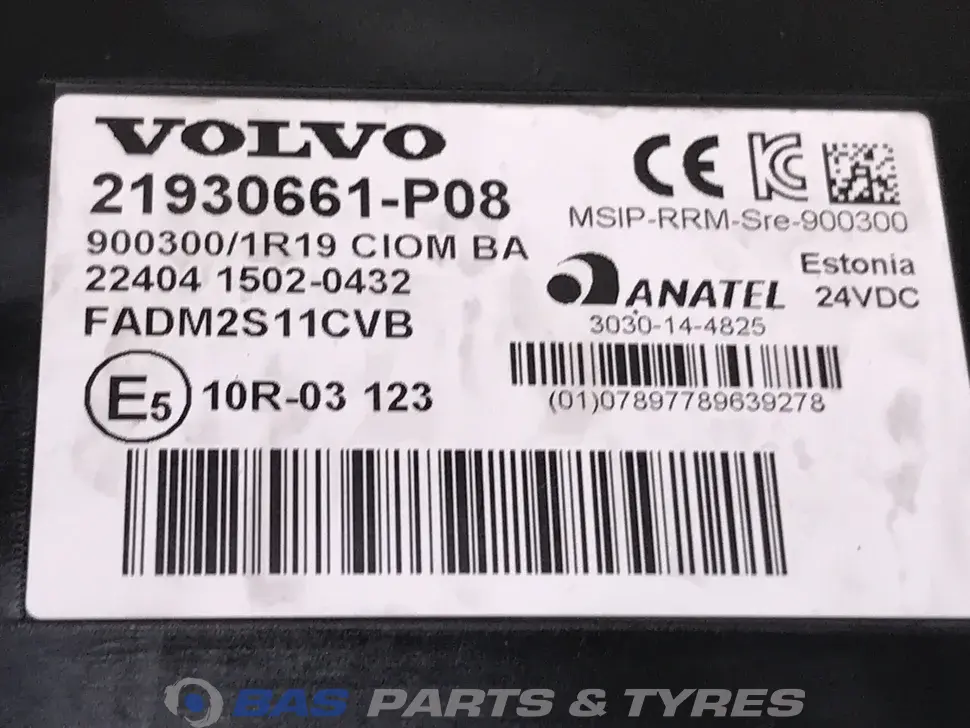 CIOM control unit Volvo 21930661 CIOM control unit Volvo 21930661