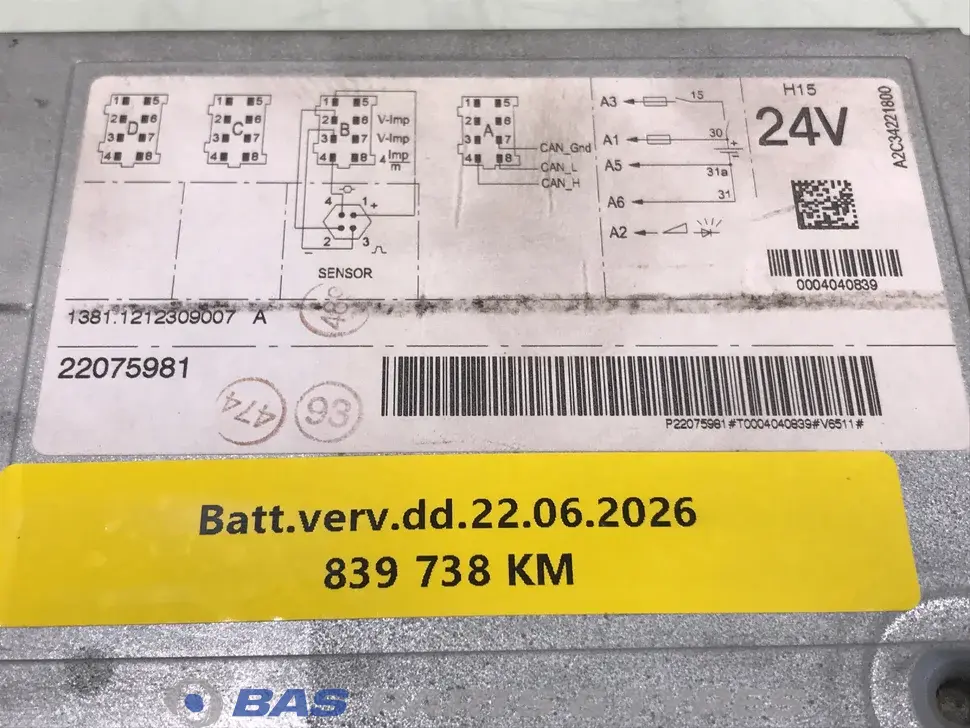 Tachograph Renault 7422006530 Tachograph Renault 7422006530