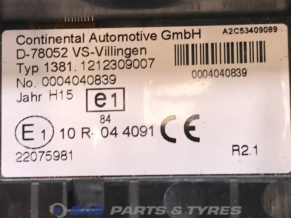 Tachograph Renault 7422006530 Tachograph Renault 7422006530