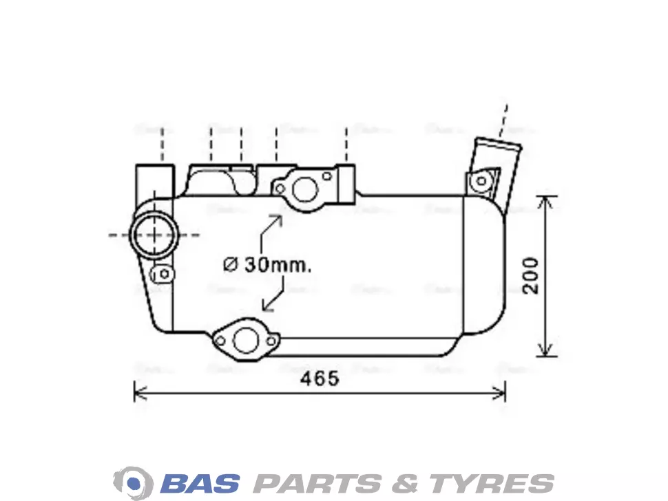 Oil cooler AVA Cooling 1840389