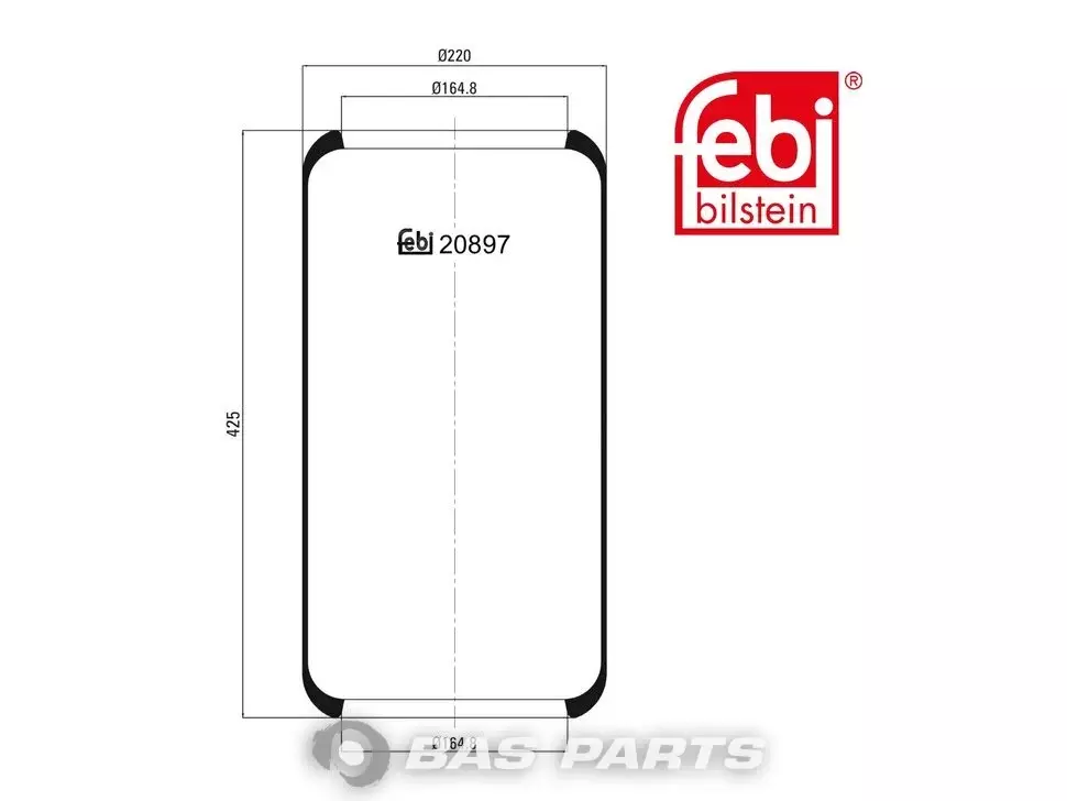 Mola de ar Febi 411623