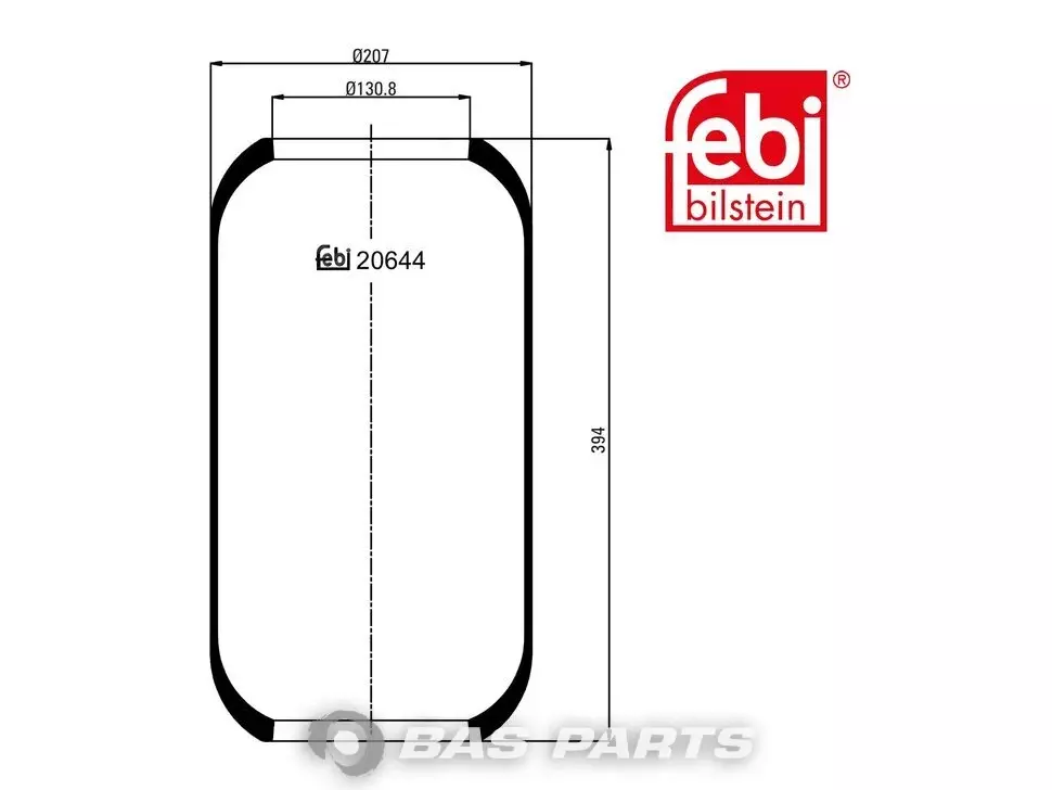 Pernă de aer Febi 81436010017