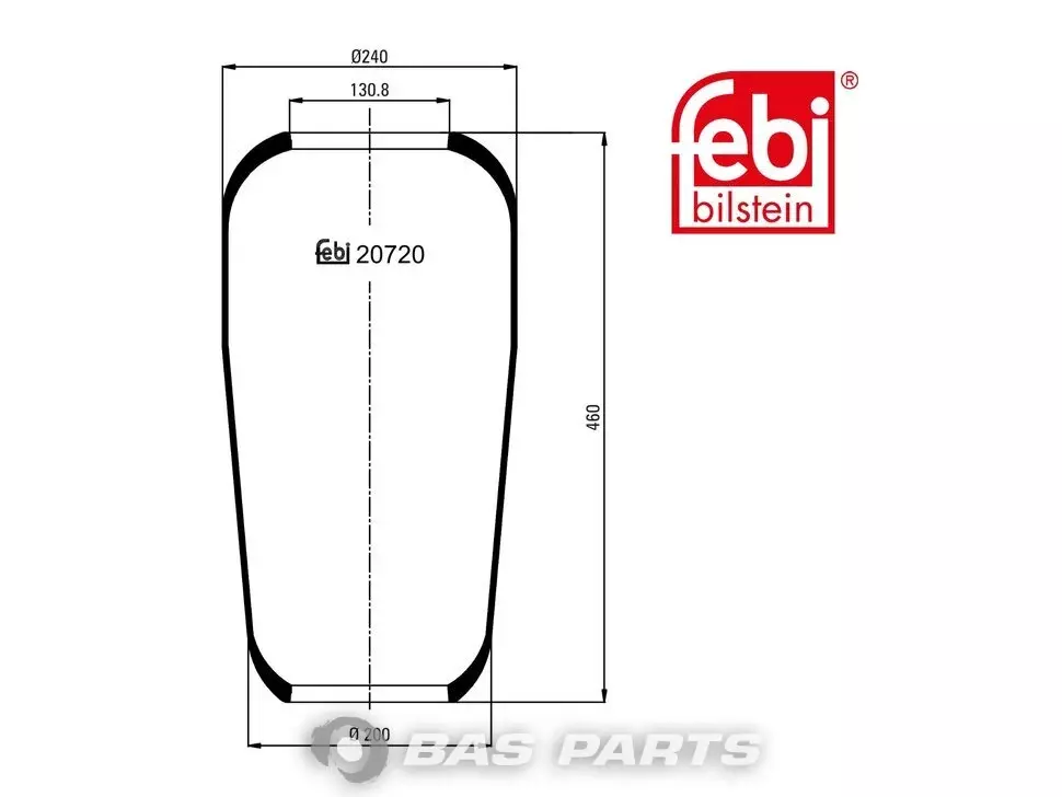 Air Bellows Febi 81436016051
