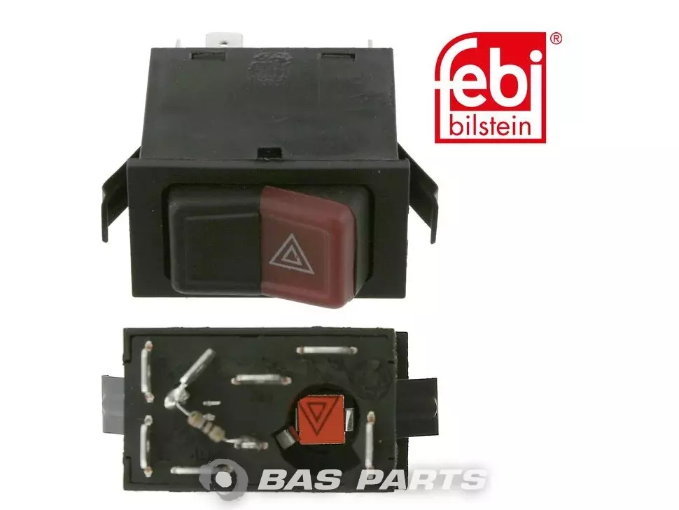 Warnblinkschalter Febi 81255050760 Warnblinkschalter Febi 81255050760